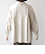 《予約》【WEB限定】〈手洗い可能〉合成皮革 裾 ドロスト シャツ 羽織