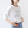 プリント ロゴ ロング スリーブ TEE