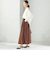 《予約》〈手洗い可能〉タイプライター チンツ タック ギャザー スカート