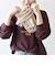 《予約》SHIPS any:〈手洗い可能〉メランジ ニット ストール