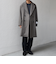 SHIPS any: PURE WOOL MELTON ダブル チェスターコート 25AW◆