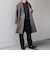 SHIPS any: PURE WOOL MELTON ダブル チェスターコート 25AW◆