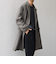 SHIPS any: PURE WOOL MELTON ダブル チェスターコート 25AW◆