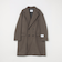 SHIPS any: PURE WOOL MELTON ダブル チェスターコート 25AW◆