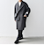 SHIPS any: PURE WOOL MELTON ダブル チェスターコート 25AW◆