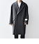SHIPS any: PURE WOOL MELTON ダブル チェスターコート 25AW◆