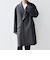 SHIPS any: PURE WOOL MELTON ダブル チェスターコート 25AW◆