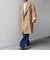 SHIPS any: PURE WOOL MELTON ダブル チェスターコート 25AW◆