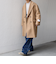 SHIPS any: PURE WOOL MELTON ダブル チェスターコート 25AW◆