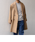 SHIPS any: PURE WOOL MELTON ダブル チェスターコート 25AW◆