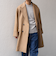 SHIPS any: PURE WOOL MELTON ダブル チェスターコート 25AW◆