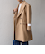 SHIPS any: PURE WOOL MELTON ダブル チェスターコート 25AW◆
