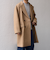 SHIPS any: PURE WOOL MELTON ダブル チェスターコート 25AW◆