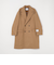SHIPS any: PURE WOOL MELTON ダブル チェスターコート 25AW◆