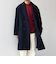 SHIPS any: PURE WOOL MELTON ダブル チェスターコート 25AW◆