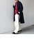 PURE WOOL MELTON ダブル チェスターコート 26AW◆