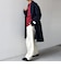PURE WOOL MELTON ダブル チェスターコート 26AW◆