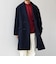PURE WOOL MELTON ダブル チェスターコート 26AW◆