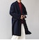 PURE WOOL MELTON ダブル チェスターコート 26AW◆