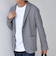 SHIPS any:〈洗濯機可能〉TEXBRID(R) タックハニカム ニッティング ジャケット 25AW◆