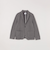 SHIPS any:〈洗濯機可能〉TEXBRID(R) タックハニカム ニッティング ジャケット 25AW◆