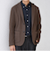 SHIPS any:〈洗濯機可能〉TEXBRID(R) タックハニカム ニッティング ジャケット 25AW◆
