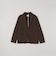 SHIPS any:〈洗濯機可能〉TEXBRID(R) タックハニカム ニッティング ジャケット 25AW◆