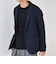 SHIPS any:〈洗濯機可能〉TEXBRID(R) タックハニカム ニッティング ジャケット 25AW◆