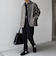 SHIPS any: PURE WOOL MELTON シングル Pコート 25AW◆