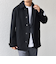 SHIPS any: PURE WOOL MELTON シングル Pコート 25AW◆