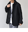 SHIPS any: PURE WOOL MELTON シングル Pコート 25AW◆