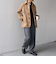 SHIPS any: PURE WOOL MELTON シングル Pコート 25AW◆