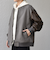 SHIPS any: PURE WOOL MELTON スタジアム ブルゾン (スタジャン)◆