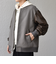 SHIPS any: PURE WOOL MELTON スタジアム ブルゾン (スタジャン)◆