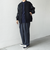SHIPS any: PURE WOOL MELTON スタジアム ブルゾン (スタジャン)◆