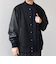 SHIPS any: PURE WOOL MELTON スタジアム ブルゾン (スタジャン)◆