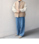 SHIPS any: PURE WOOL MELTON スタジアム ブルゾン (スタジャン)◆