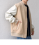 SHIPS any: PURE WOOL MELTON スタジアム ブルゾン (スタジャン)◆