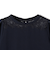 〈手洗い可能〉レース コンビ パフ スリーブ 半袖 Tシャツ