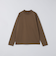 SHIPS: ハイゲージ クルーネック ロングスリーブ Tシャツ