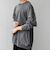 ONEITA: ケミカルウォッシュ サイド ポケット リラックス Tシャツ(ロンT)