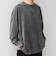 ONEITA: ケミカルウォッシュ サイド ポケット リラックス Tシャツ(ロンT)
