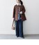 Traditional Weatherwear: ARKLEY Aライン ミドル ノーカラー コート