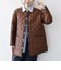 Traditional Weatherwear: ARKLEY Aライン ミドル ノーカラー コート