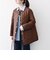 Traditional Weatherwear: ARKLEY Aライン ミドル ノーカラー コート