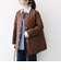 Traditional Weatherwear: ARKLEY Aライン ミドル ノーカラー コート