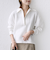 《予約》【WEB限定】〈手洗い可能〉ケーブル ジャージー ポロ プルオーバー