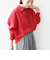 《予約》【WEB限定】〈手洗い可能〉ケーブル ジャージー ポロ プルオーバー
