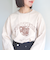 《予約》【WEB限定】〈洗濯機可能〉七分袖 ワイド スリーブ プリント スウェット