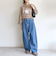 《予約》【WEB限定】〈洗濯機可能〉七分袖 ワイド スリーブ プリント スウェット